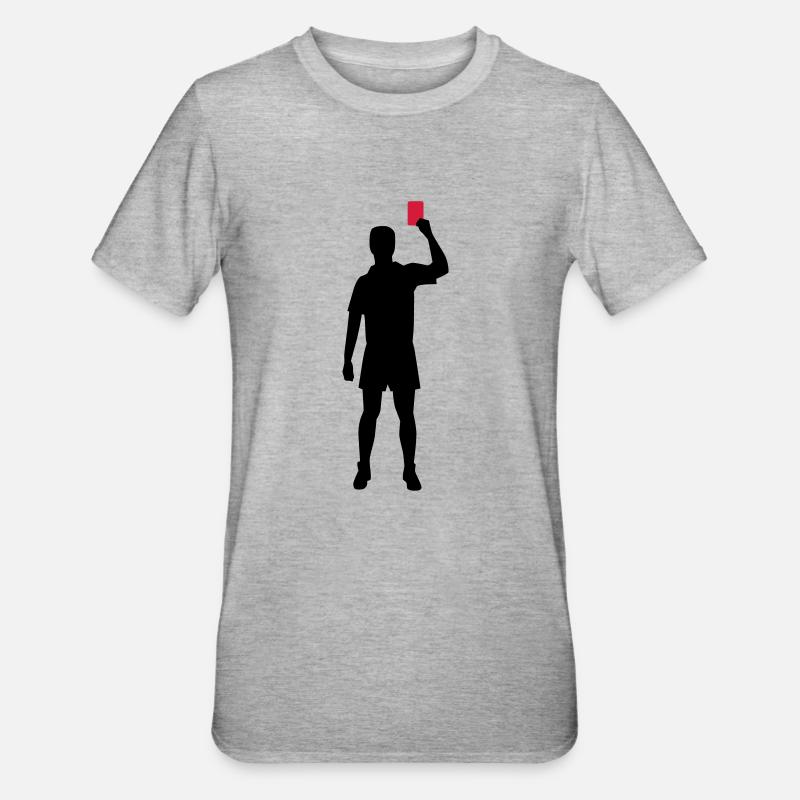 Referee - Unisex Polycotton T-Shirt - heather grey