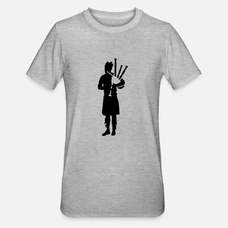 Cornemuse - T-shirt polycoton Unisexe - gris chiné