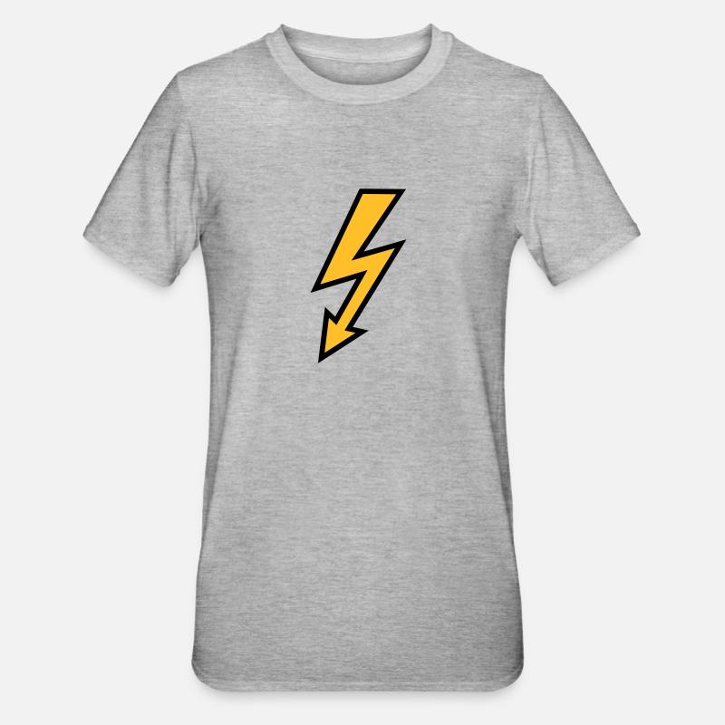 Blitz - Unisex Polycotton T-Shirt - Grau meliert