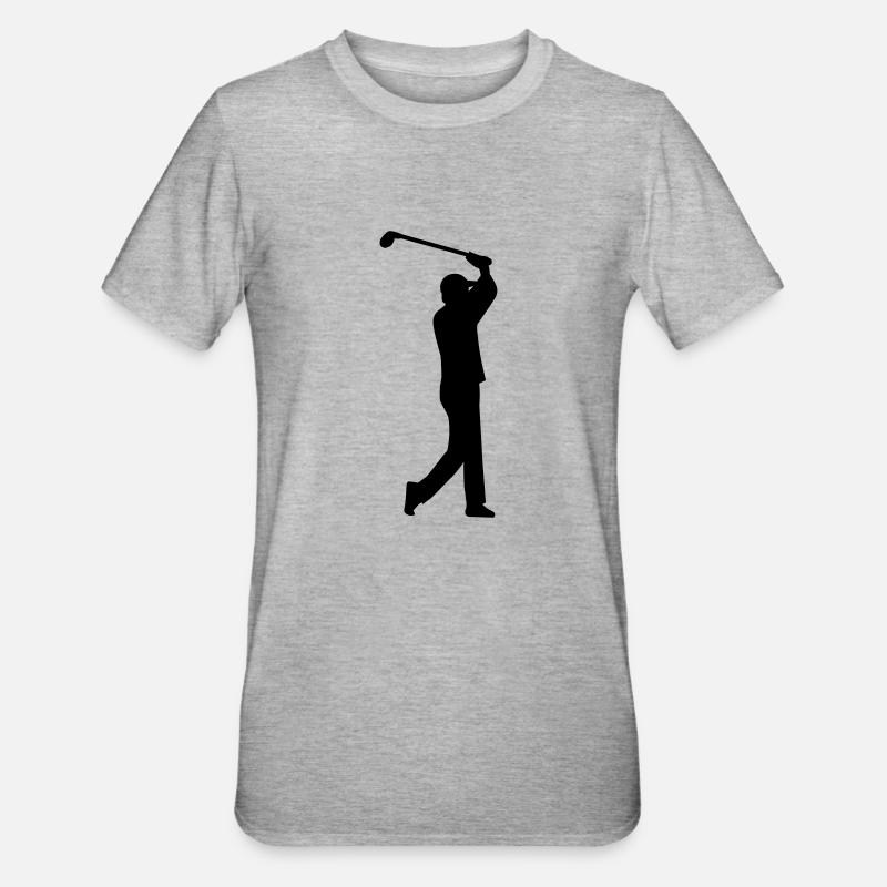 Golf - T-shirt polycoton Unisexe - gris chiné