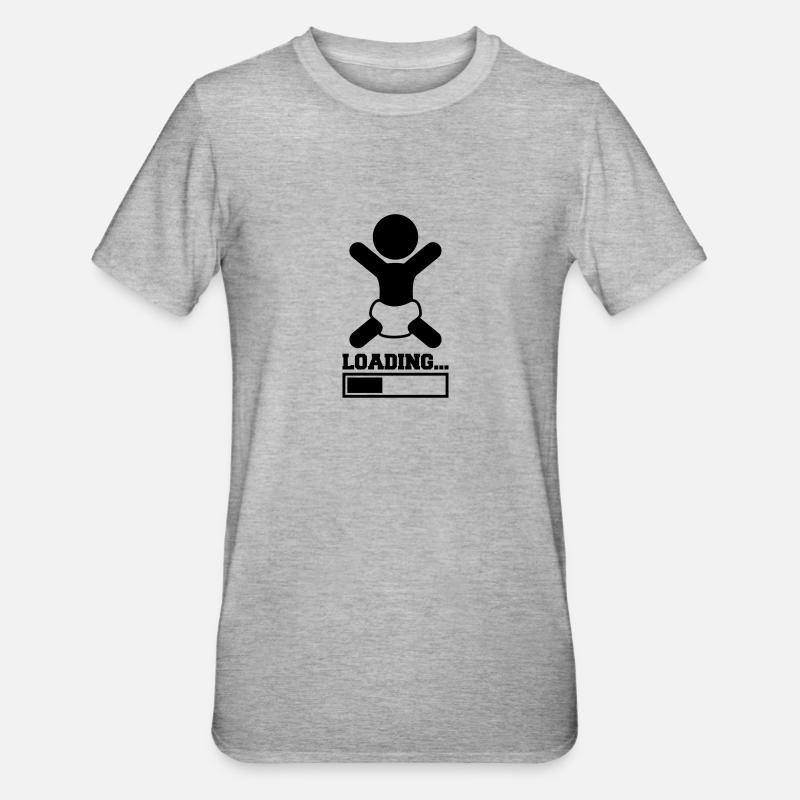 Loading Baby - T-shirt polycoton Unisexe - gris chiné