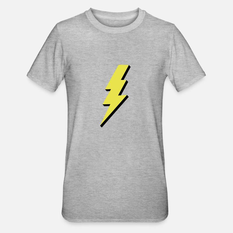 blitz3 - T-shirt polycoton Unisexe - gris chiné