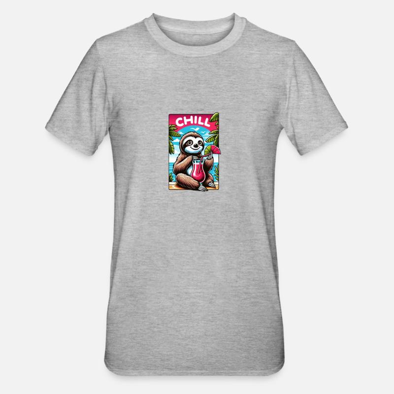 Froid - T-shirt polycoton Unisexe - gris chiné