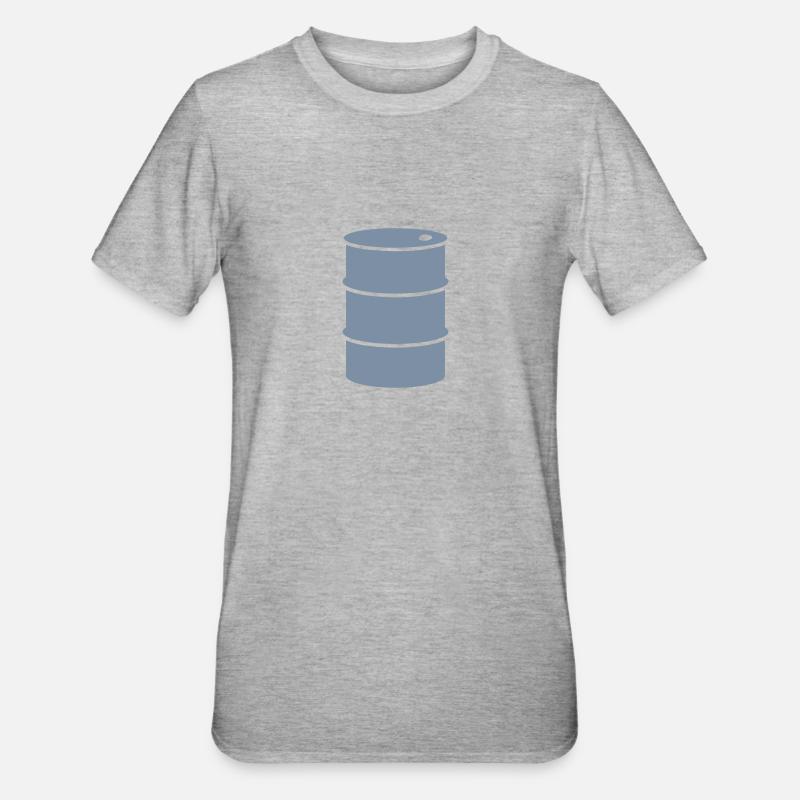 Fass - Unisex Polycotton T-Shirt - Grau meliert