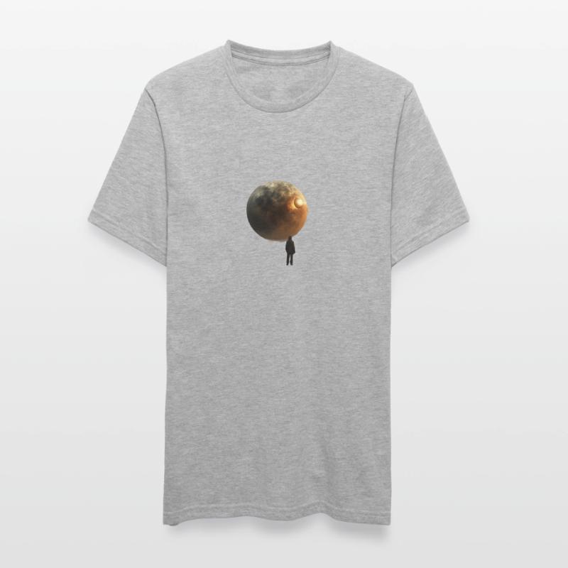 Two planets that collide creating an explosion Unisex Polycotton T-Shirt