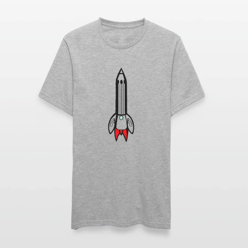 Spacecraft Rocket Space Space Flight Vector Unisex Polycotton T-Shirt