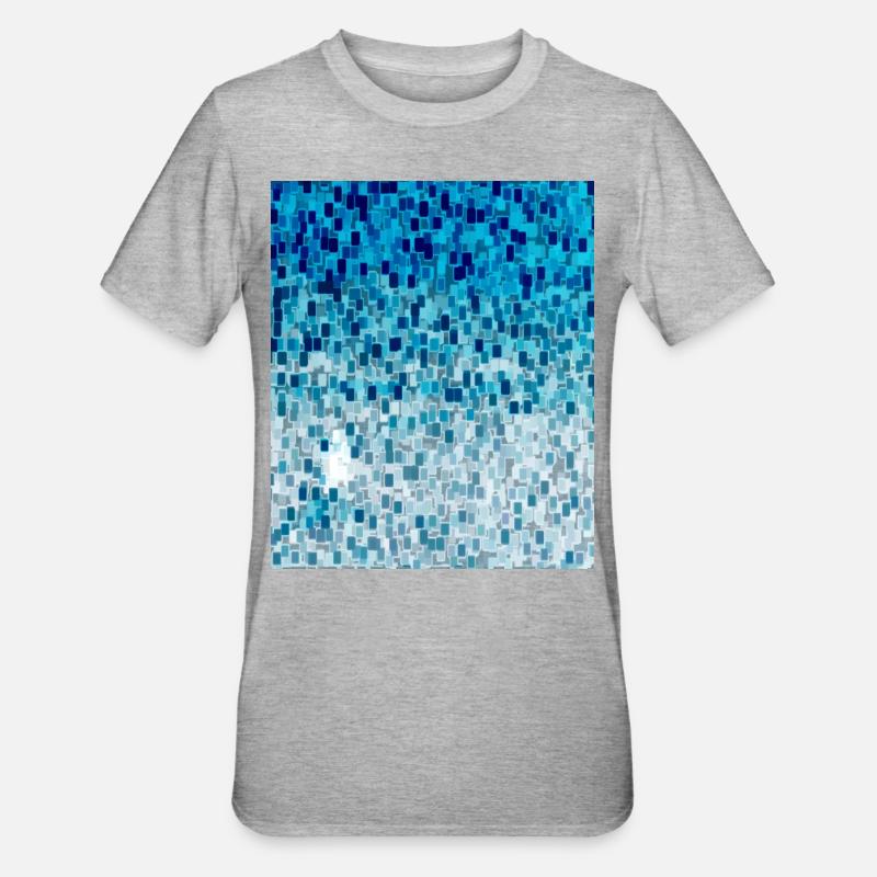 Cube Sunset 2 2 - Unisex Polycotton T-Shirt - heather grey