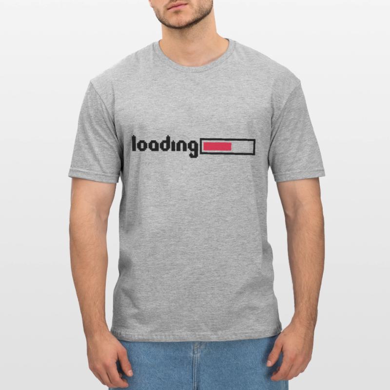 loading 8 bit pixel retro alt spiele computer lade Unisex Polycotton T-Shirt