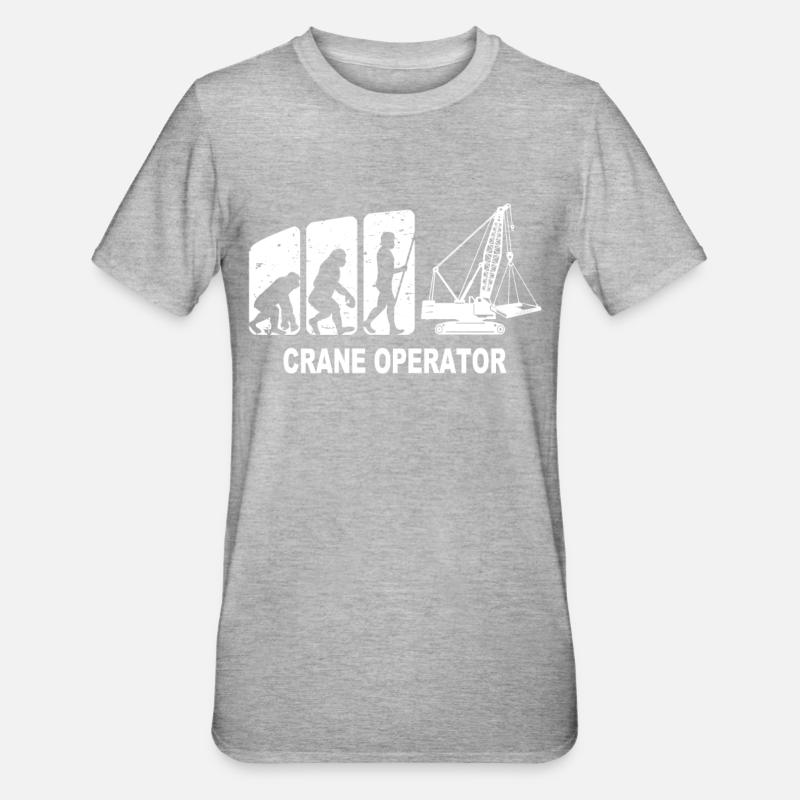 Grutier Evolution Grutier - T-shirt polycoton Unisexe - gris chiné