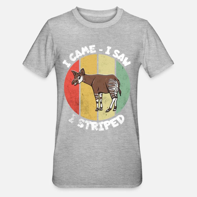 Okapi - T-shirt polycoton Unisexe - gris chiné