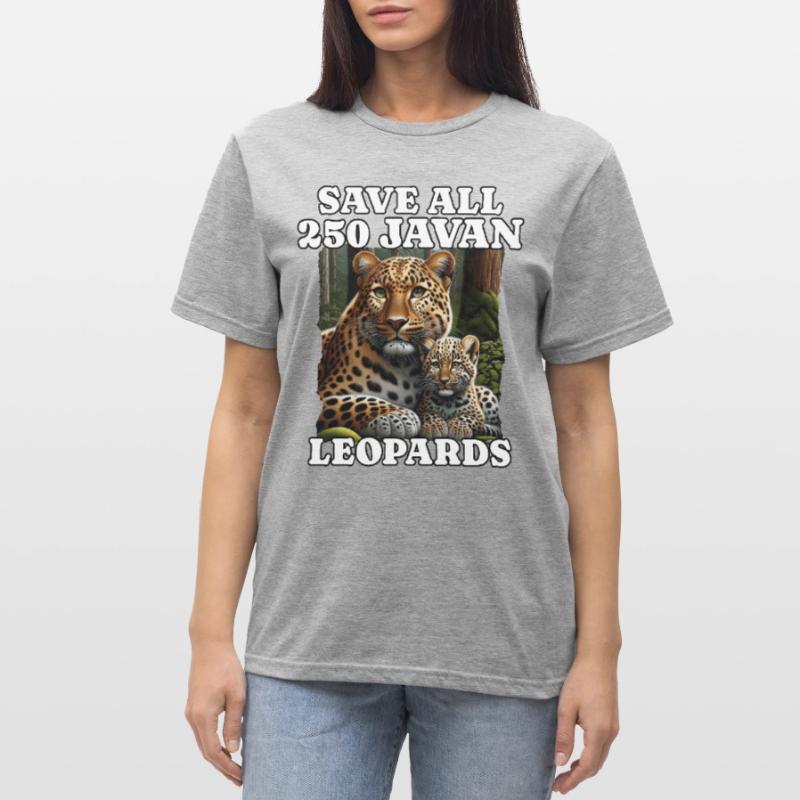 Save Java Leopard Unisex Polycotton T-Shirt