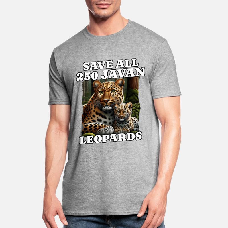 Save Java Leopard Unisex Polycotton T-Shirt