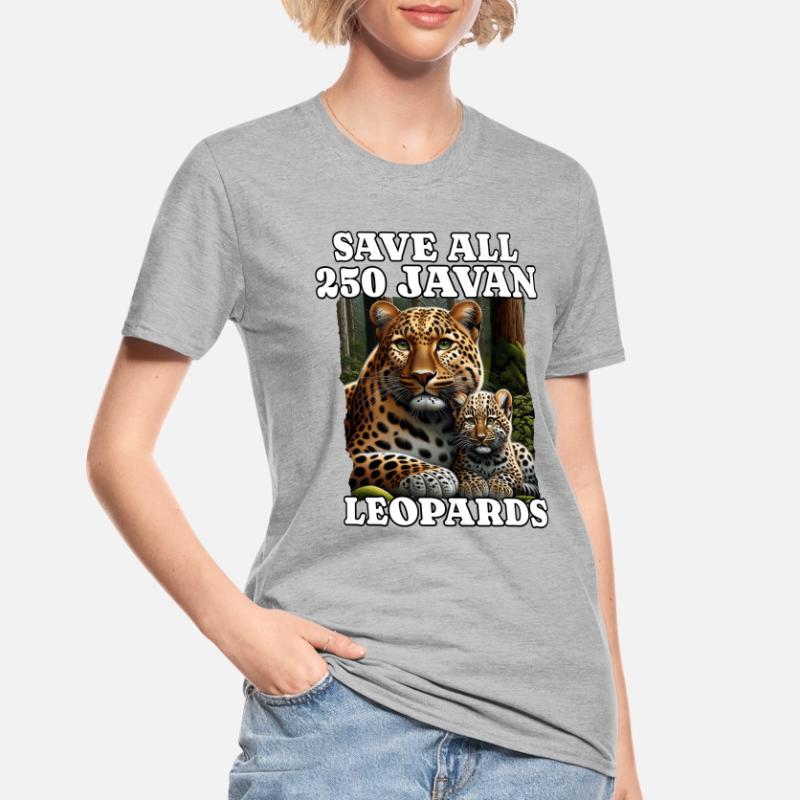 Save Java Leopard Unisex Polycotton T-Shirt