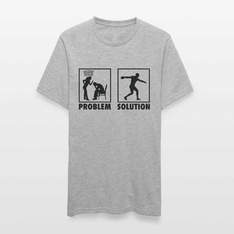 Discus Throw Discus Thrower Statement Problem Unisex Polycotton T-Shirt