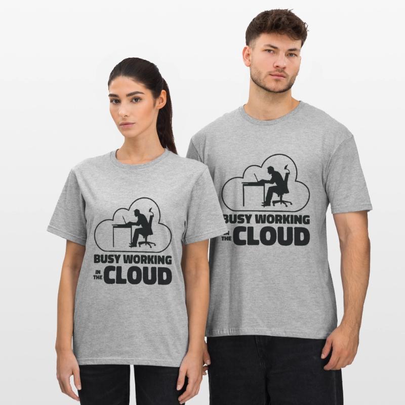 Cloud Computing Programmierer Kodierung Unisex Polycotton T-Shirt