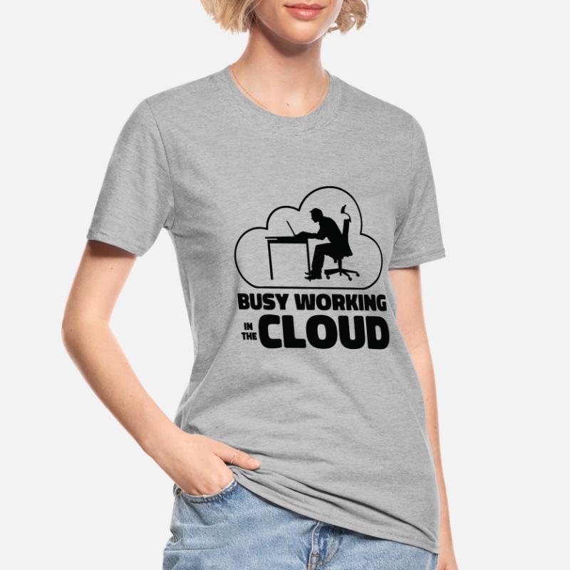 Cloud Computing Programmer Coding Professional Unisex Polycotton T-Shirt