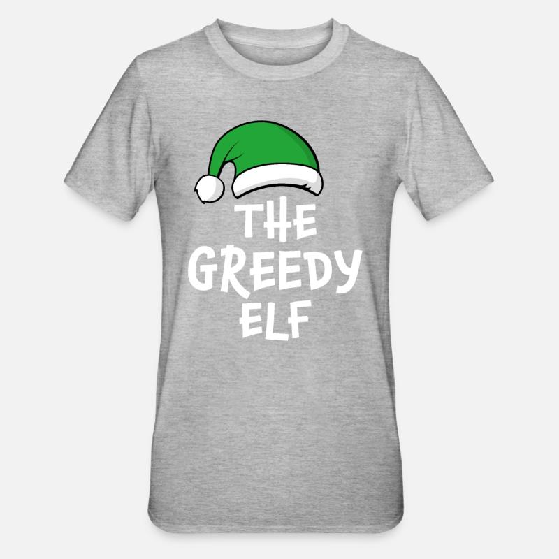 L’elfe cupide - T-shirt polycoton Unisexe - gris chiné