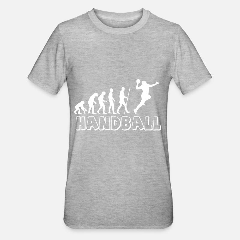 Handball Evolution - T-shirt polycoton Unisexe - gris chiné
