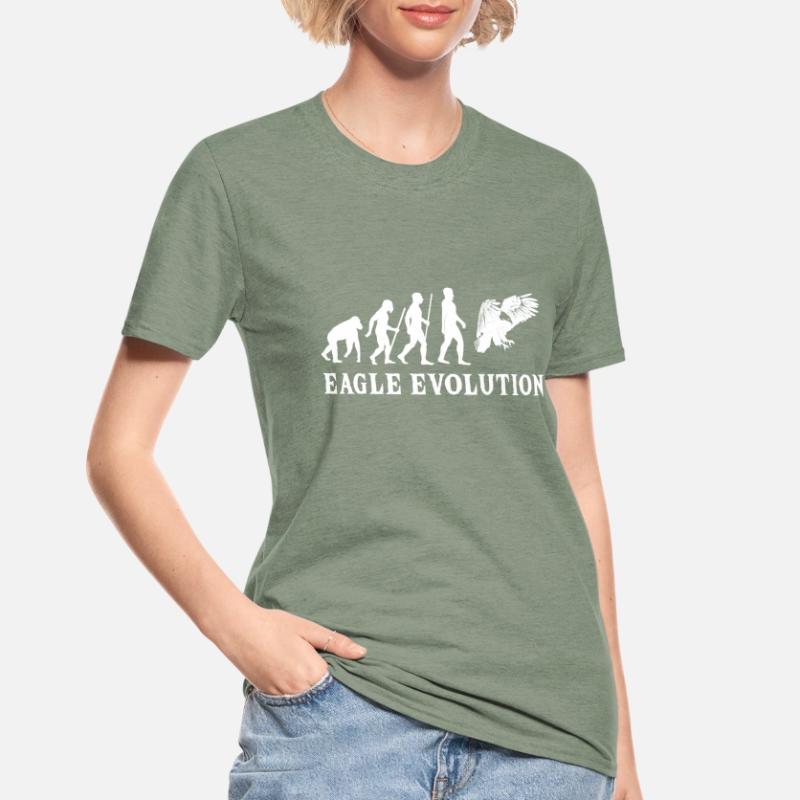 eagle evolution eagle grab bird development bird Unisex Polycotton T-Shirt