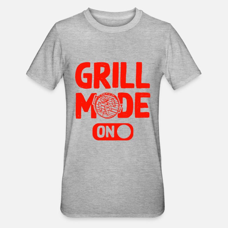 mode grill activé - T-shirt polycoton Unisexe - gris chiné
