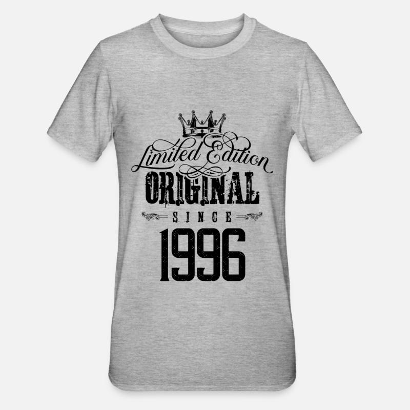 Édition limitée 1996 - T-shirt polycoton Unisexe - gris chiné