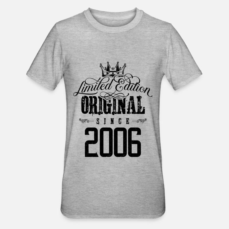 Édition limitée 2006 - T-shirt polycoton Unisexe - gris chiné