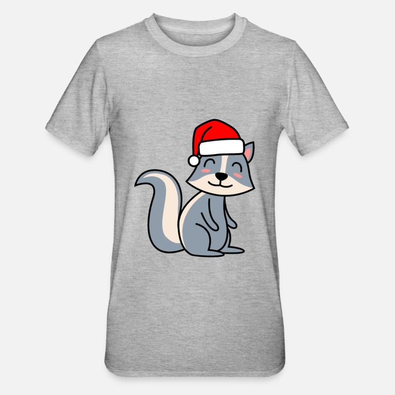 Stinker Comic Noël Noël - T-shirt polycoton Unisexe - gris chiné