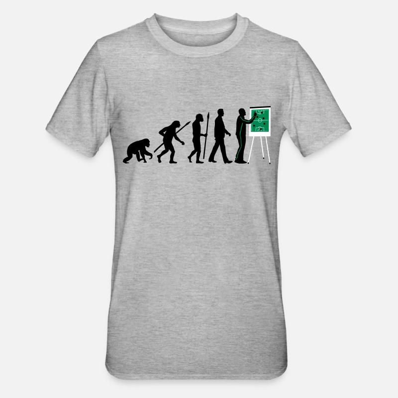 Evolution Trainer 12_2017 - Unisex Polycotton T-Shirt - Grau meliert