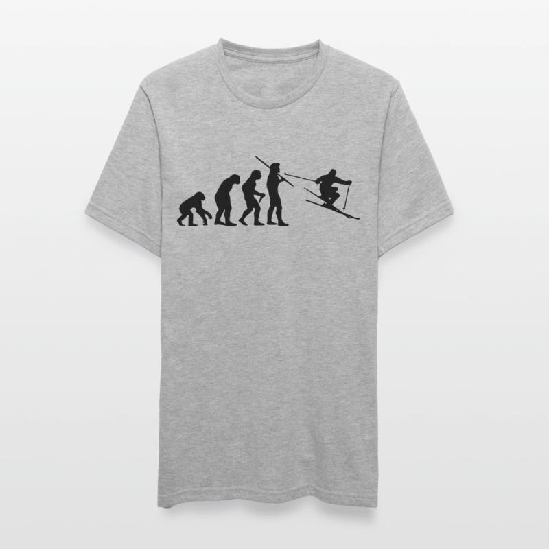 Evolution de ski T-shirt polycoton Unisexe