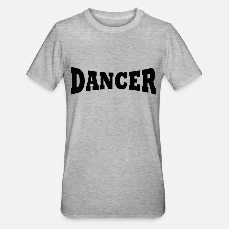 Logo de danseur - T-shirt polycoton Unisexe - gris chiné