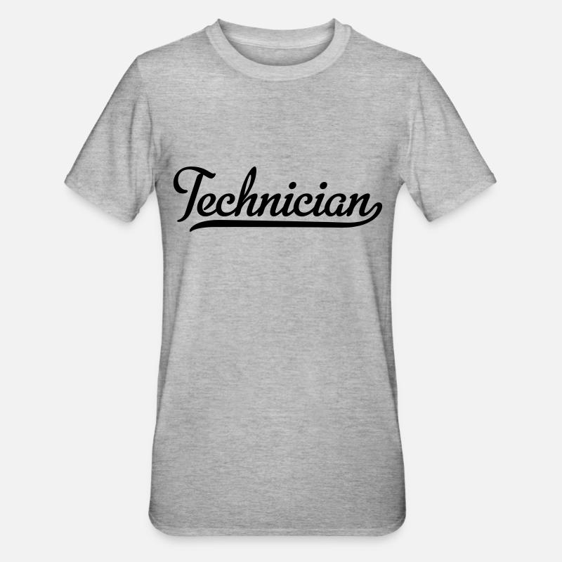 Techniker - Unisex Polycotton T-Shirt - Grau meliert