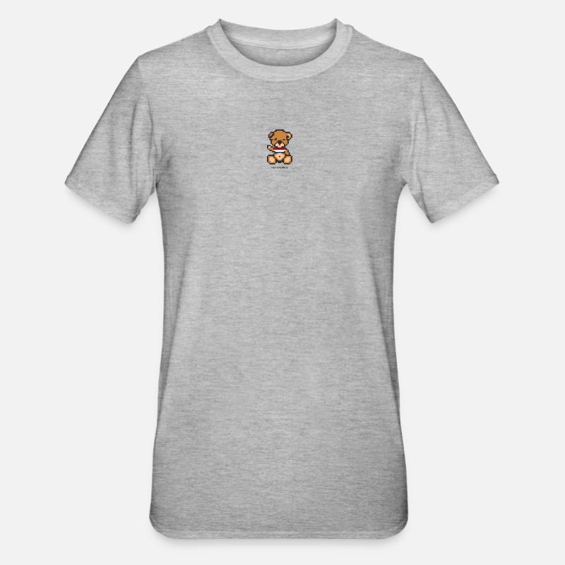 Pixel MiniBear Netherlands - T-shirt polycoton Unisexe - gris chiné