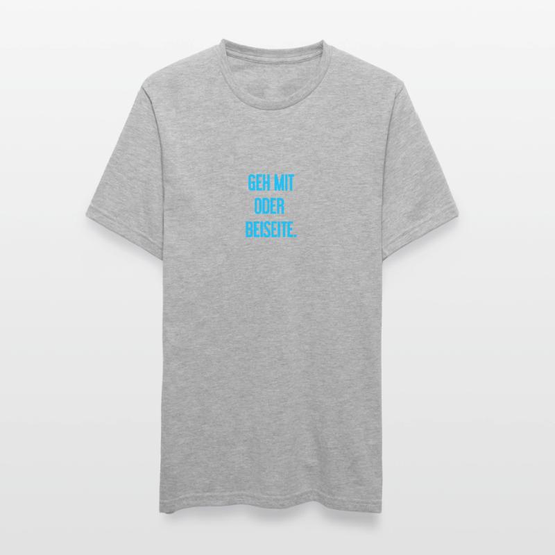 Geh mit oder beiseite Unisex Polycotton T-Shirt