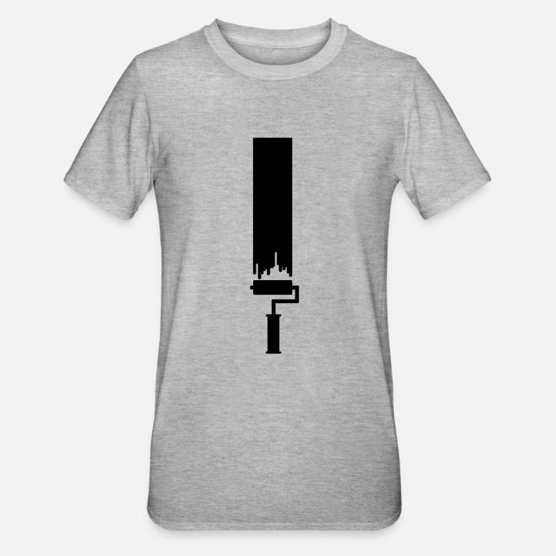 painter - Unisex Polycotton T-Shirt - heather grey