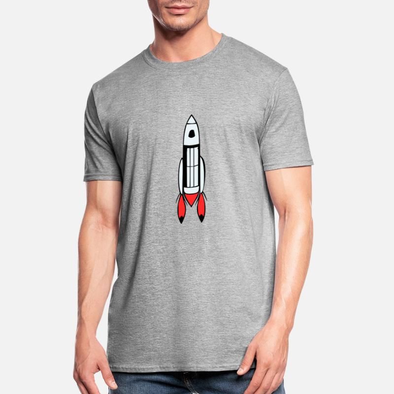 Spacecraft Rocket Space Space Flight Vector Unisex Polycotton T-Shirt