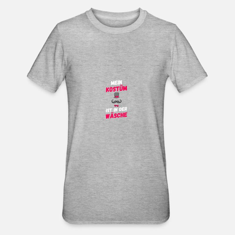 Costume de carnaval Carnaval - T-shirt polycoton Unisexe - gris chiné
