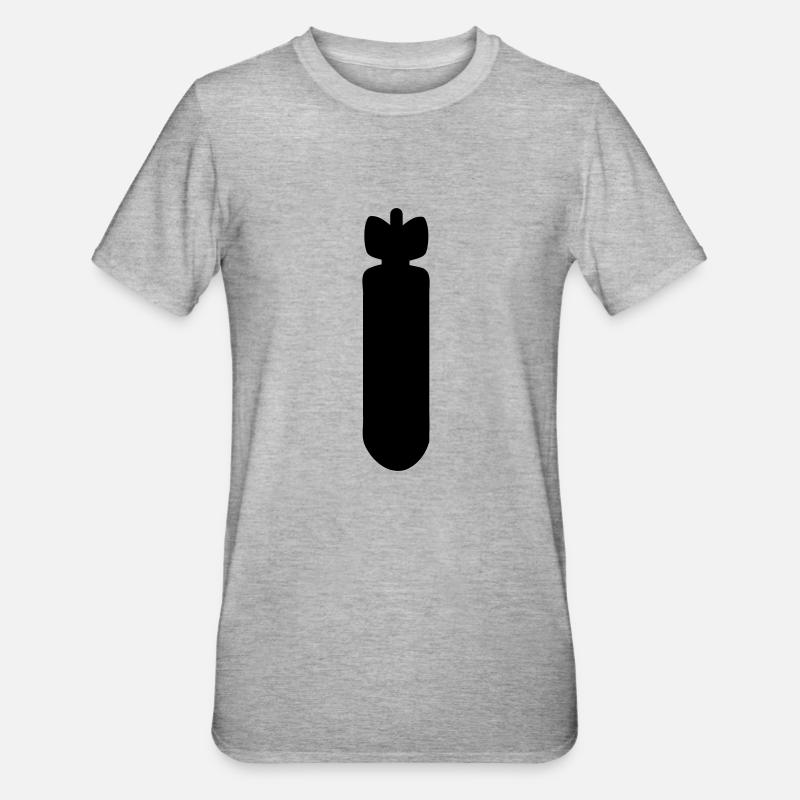 bide - T-shirt polycoton Unisexe - gris chiné