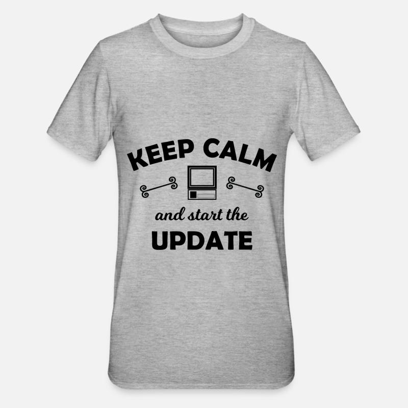 Die Programmierer - Unisex Polycotton T-Shirt - Grau meliert