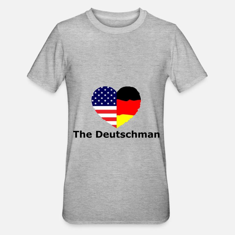 Le Deutschmann - T-shirt polycoton Unisexe - gris chiné