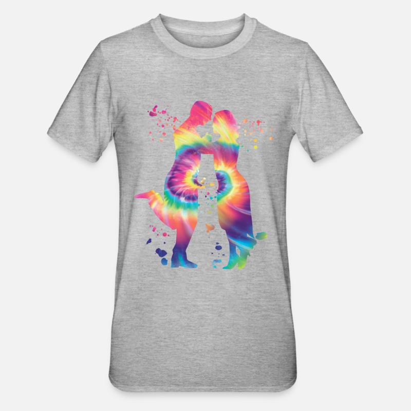 Tango Argentin Danse Milonga Vals - T-shirt polycoton Unisexe - gris chiné