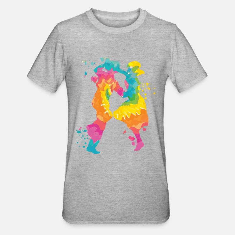 Danse Swing 60s Boogie Woogie - T-shirt polycoton Unisexe - gris chiné