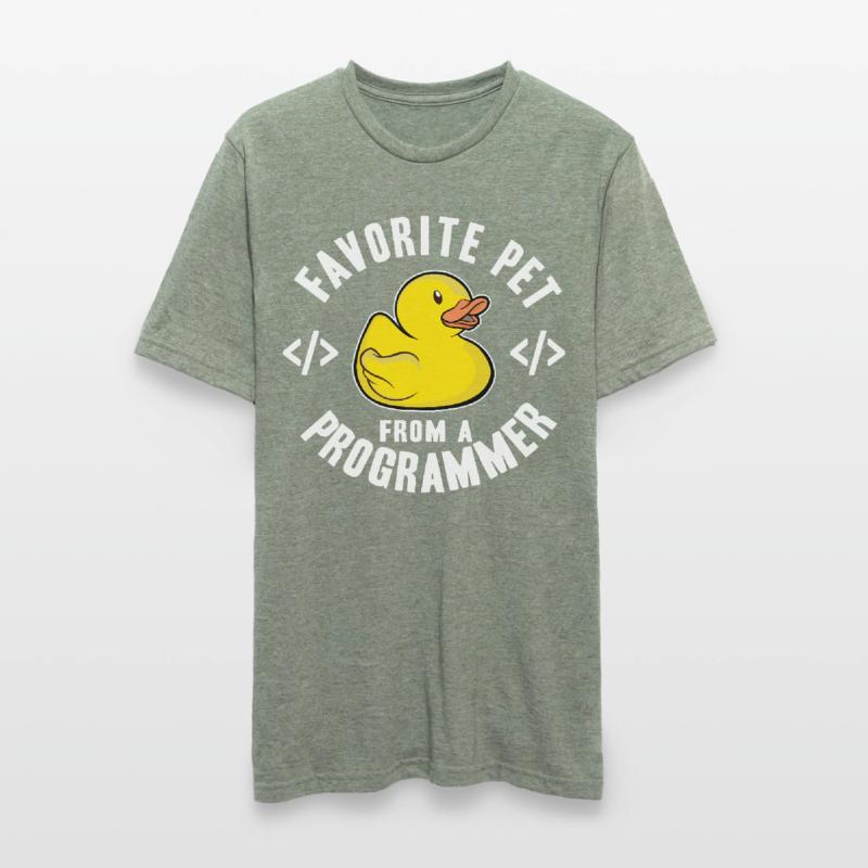 Programmeurs Canard Programmation Debugging Drôle T-shirt polycoton Unisexe