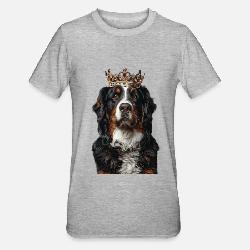 Bouvier bernois - T-shirt polycoton Unisexe - gris chiné
