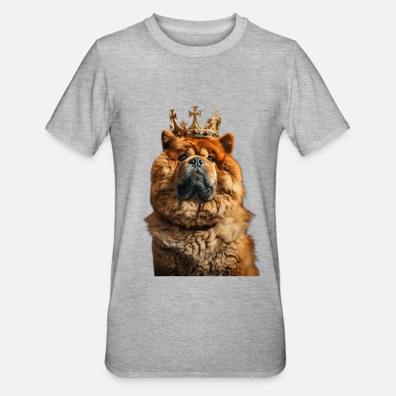 Chow - Unisex Polycotton T-Shirt - heather grey