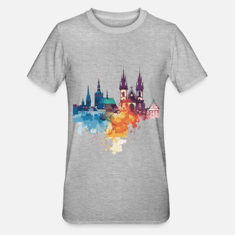 Élan - T-shirt polycoton Unisexe - gris chiné