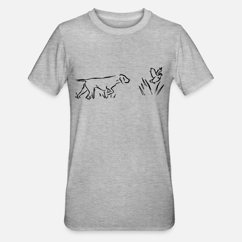 Seisoja - Unisex polypuuvilla-t-paita - harmaasävyinen