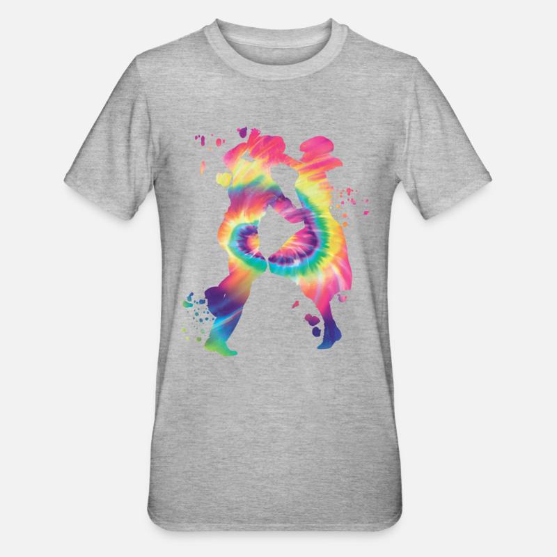 Danse Swing 60s Boogie Woogie - T-shirt polycoton Unisexe - gris chiné