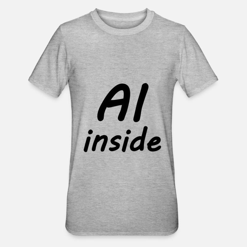 Robotique et codeurs - T-shirt polycoton Unisexe - gris chiné