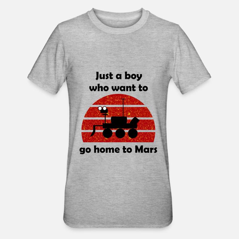 Vol dans l’espace - T-shirt polycoton Unisexe - gris chiné