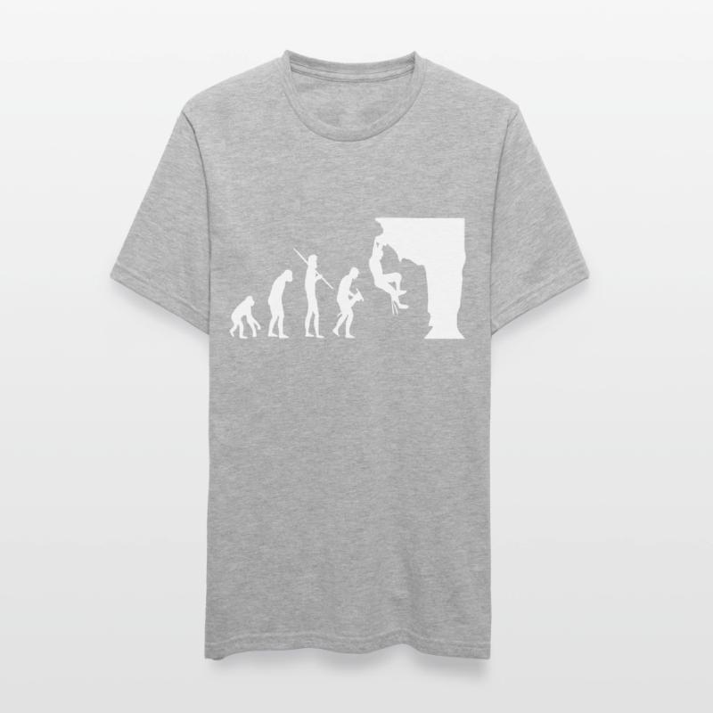 Climbing Evolution T-shirt polycoton Unisexe